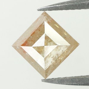 1.98 Ct 10.29x8.25mm Natural Loose Kite Shape Grey Color Rustic Diamond A471