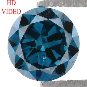 0.66 Ct Natural Loose Round Shape Diamond Blue Color Round Cut Diamond 5.50 MM Natural Loose Blue Diamond Round Brilliant Cut Diamond QL9739