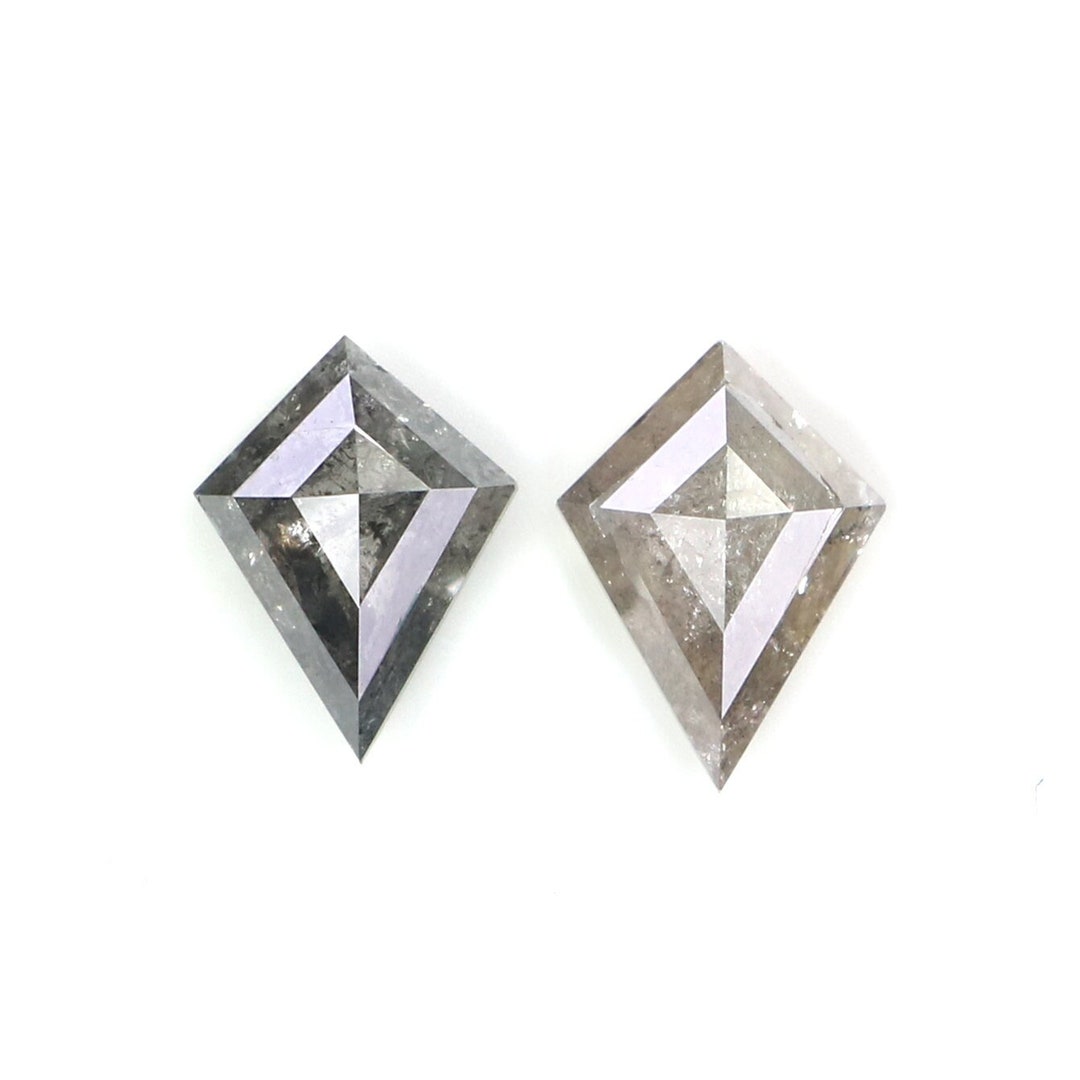 Natural Loose Kite Diamond, Salt and Pepper Kite Diamond, Natural Loose