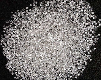Natural Loose Round Diamond G H White Color I1 I3 Clarity 25/50/75/100 Pcs Lot 0.70 To 0.80 MM Size Q02