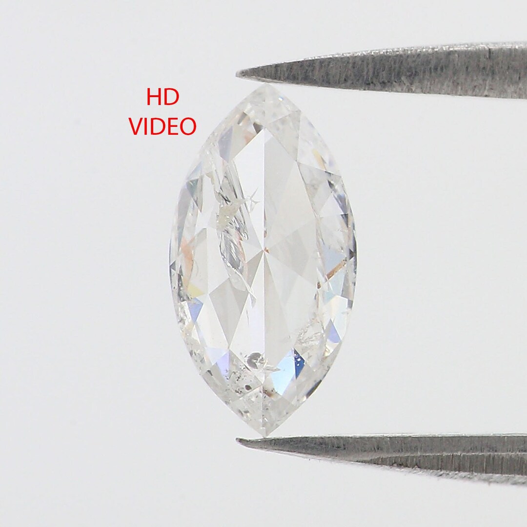 Natural Loose Marquise Diamond Whiteg Color 0.87 CT 8.86 MM Etsy