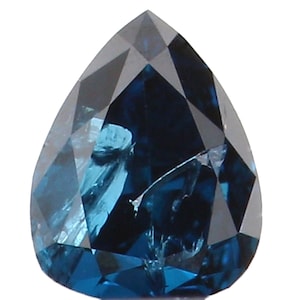 0.11 Ct Natural Loose Pear Shape Diamond Blue Color Pear Cut Diamond 3.10 MM Natural Loose Diamond Blue Pear Brilliant Cut Diamond KR148