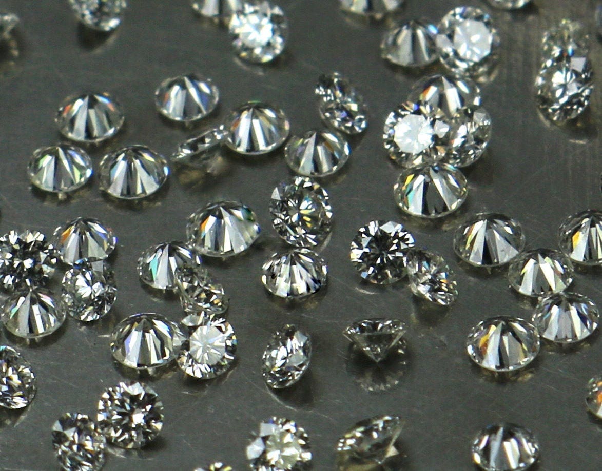 Naturel Certifié Couleur D VVS1 Excellente Coupe 6x6 MM Taie