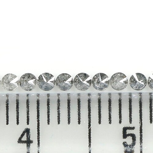 1.09 Ct Natural Loose Diamond, Round Brilliant Cut, Salt Pepper Diamond, Black Diamond, Gray Diamond, shops Round Cut Diamond, Real Diamond L9868