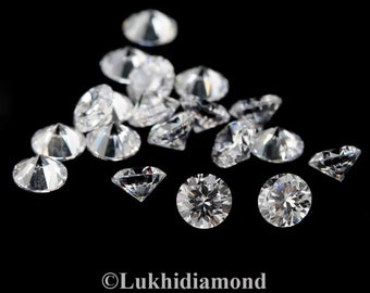 Loose Round Brilliant Cut Moissanite Stone 0.80 MM To 4.0 MM Small Size White D Color VVS1 Eye Clean For Engagement Ring Jewelry Making Q116