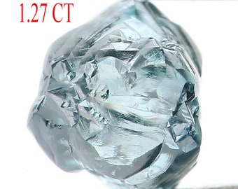 Natural Loose Rough Blue Color Diamond 1.27 CT 6.05 MM Rough