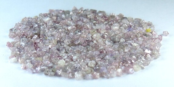 Lot De Diamants Naturels Bruts - 2,04 Carats, Couleur Gris Blanc, Clarté I3 - Pour Bijouterie Ou Collection
