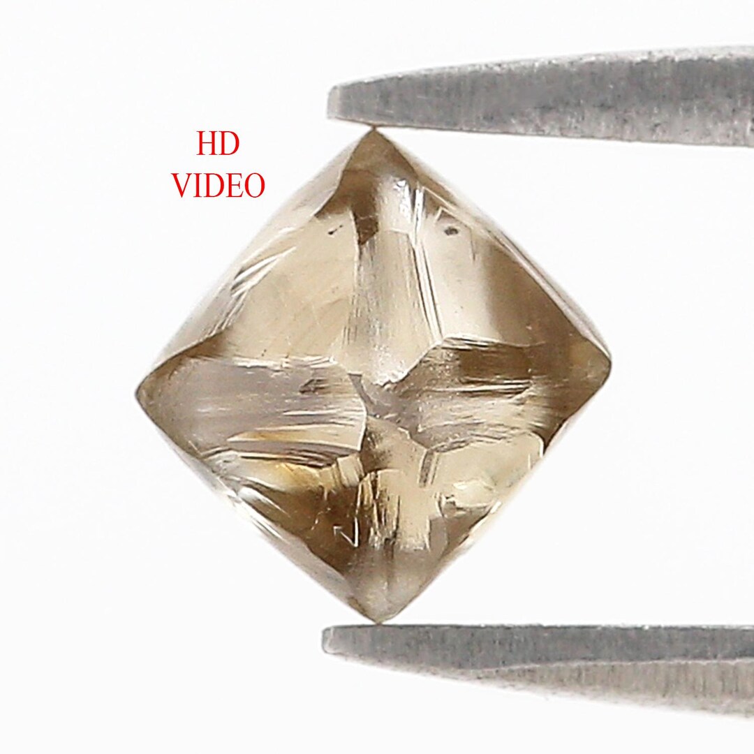 1.53 CT Natural Loose Rough Shape Diamond Brown Color Irregular Cut ...