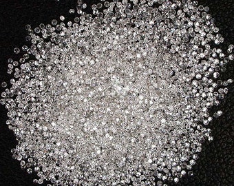 Natural Loose Diamond Round Brilliant Cut G H White Color I1 I3 Clarity 1.25 to 1.55 MM 100% REAL 50 PCS Q06