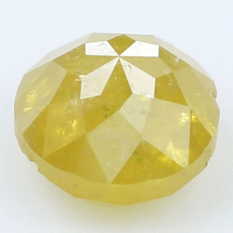 0.81 CT Natural Loose Diamond Round Rose Cut Yellow Color 5.05 MM L9150