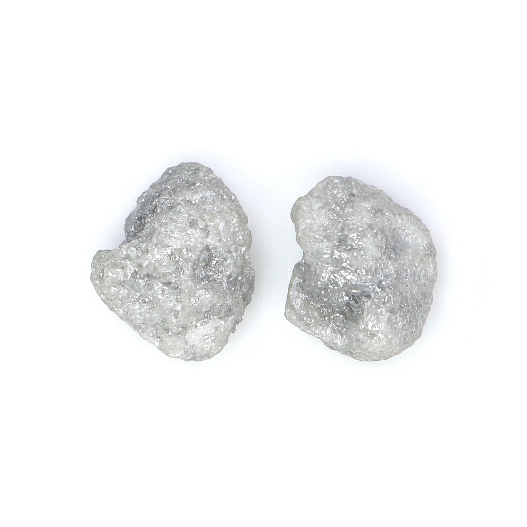 6.41 CT Natural Loose Rough Shape Diamond Grey Color Rough Diamond 10. ...