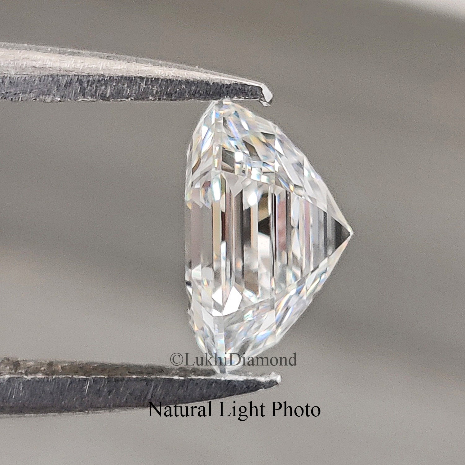 1 CT ヘキサゴンブリリアントカットダイヤモンド E/F カラー VS 