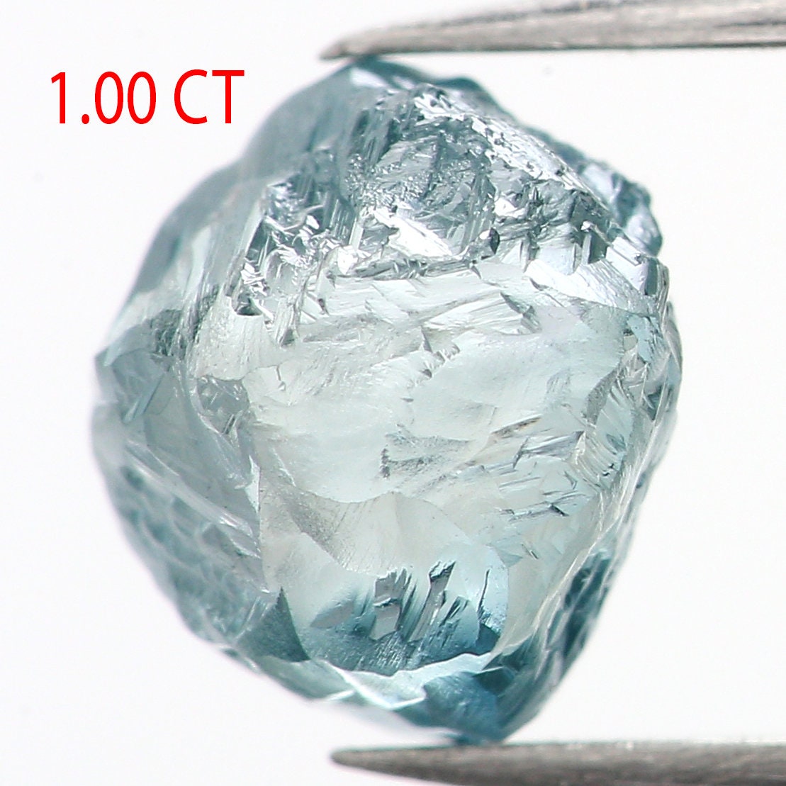 1.00 Ct Natürlicher lockerer Diamant Rohdiamant Blauer | Etsy