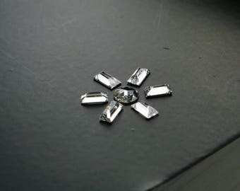 Natural Loose Diamond Baguette Round White G H Color VS Clarity 0.32 Ct ( 6+1 Pcs )