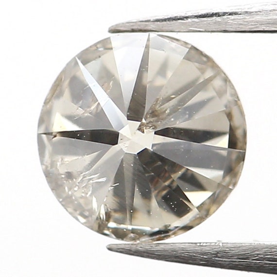 Rustic Diamond L203 Round Diamond 0.42 Ct Natural Loose Diamond White ...
