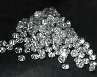 Diamant rond naturel brillant de 0,006 carat, couleur D VVS1, pour bague 1,04 mm - France