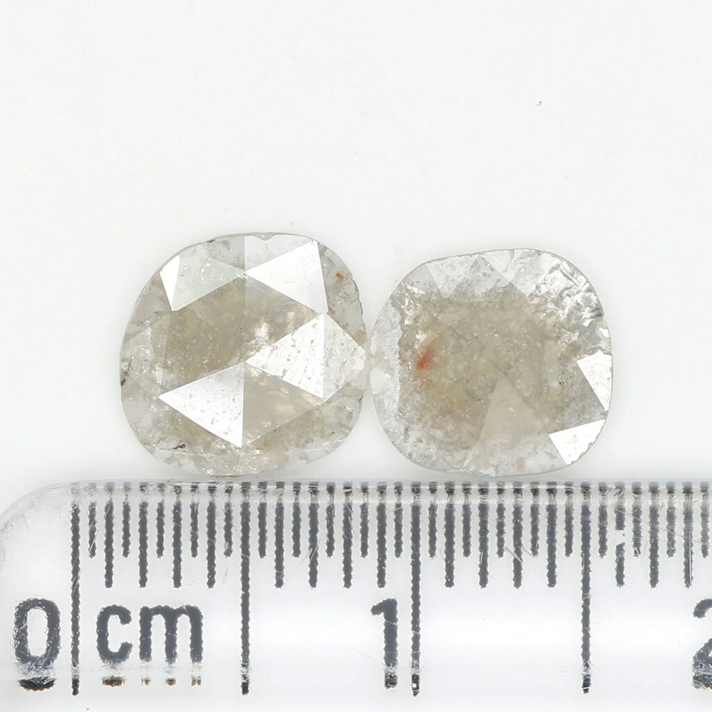 1.25 Ct Natural Loose Diamond Slice Diamond Gray Diamond Etsy