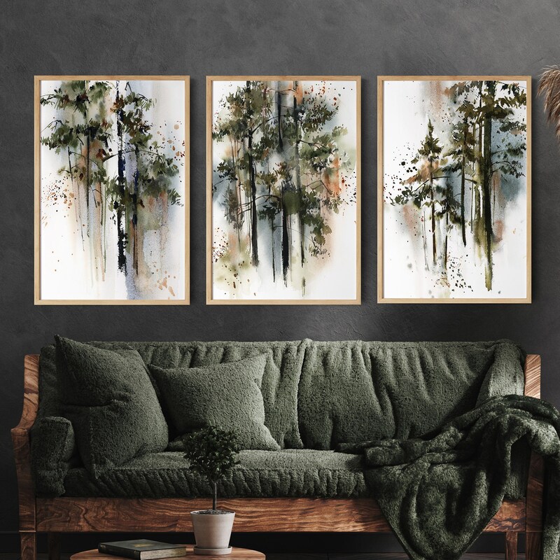 Woodland Wall Art - Etsy