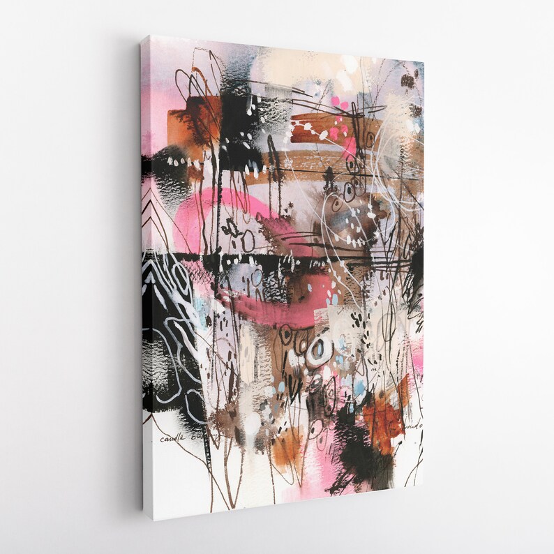 Extra Large Size Canvas Art Print Contemporary Artwork Etsy