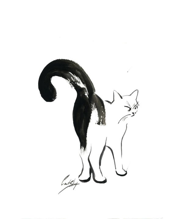 Dessin De Chat Noir Minimaliste Dessin Original Du Chat Etsy Dessin De Chat Noir Minimaliste Dessin Original Du Chat Etsy