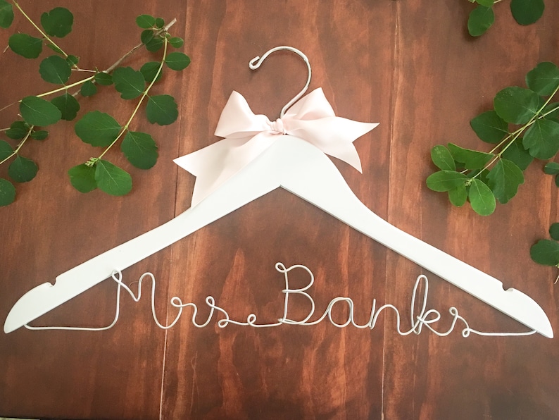 Custom Coathangers for Brides and Bridesmaids