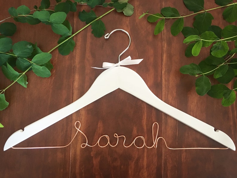 Custom Coathangers for Brides and Bridesmaids