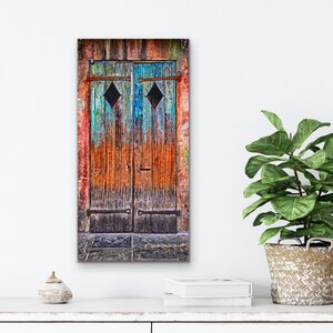 New Orleans Art PRESERVATION SHUTTER French Quarter Doors Architecture Travel Photography Deep Wood Panel Handmade Original Wall Art image 2