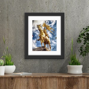 Joan of Arc New Orleans Print: French Quarter Statue Photography