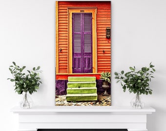 New Orleans Art 932 NOLA French Quarter Doors Architecture New Orleans Photography Louisiana Art Deep Cradled Wood Panel