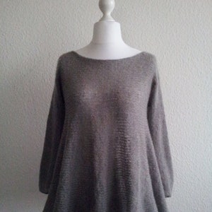 jeacara Ajilo knitted sweater swing wool image 1