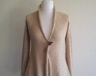 jeacara - Malina jacket natural - cardigan - cotton - linen