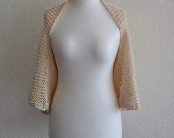 jeacara - Liz light beige - bolero - cotton