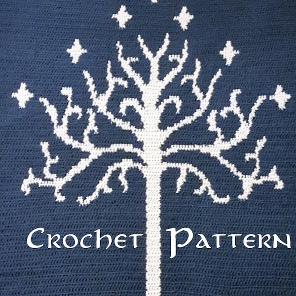 Pattern: White Tree of Gondor Blanket