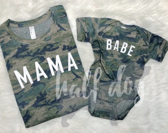 mommy and me camo outfits