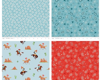 Riley Blake Cotton Flannel - Lil Buckaroos Flannel