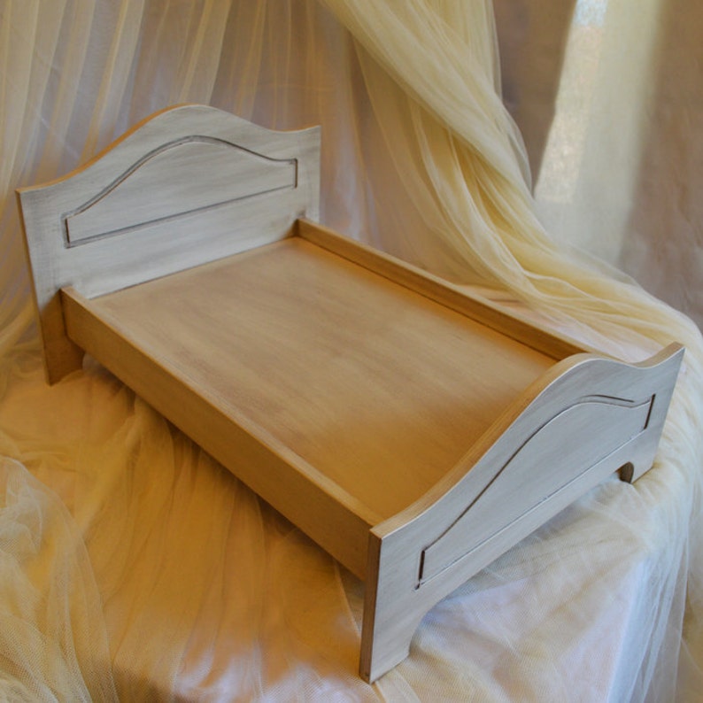 handmade wooden doll beds