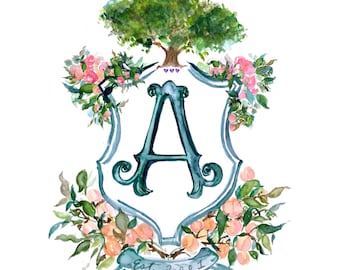 Custom crest design for Michele