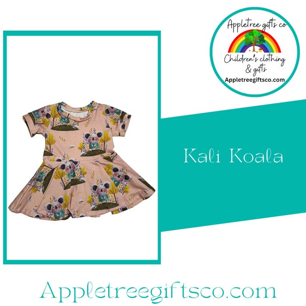 Kali Koala handmade baby and children's dress