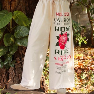 Calrose | Spodnie Rice Bag | Super szerokie nogawki | Y. Hata | Unisex