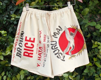 Unisex Tsuru Mai | Calrose | Rice Bag Shorts