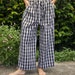 Makamae Elastic Waist Wide Leg Pants - Palaka and Laua'e in Taupe main image 1