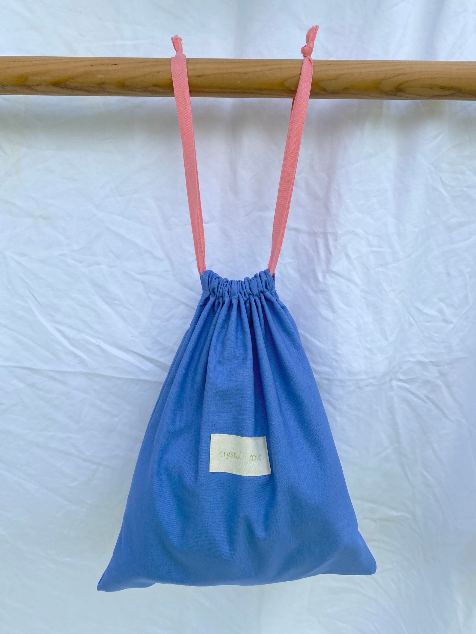 Drawstring Travel Bag Standard Size Linen Cotton Blend Etsy