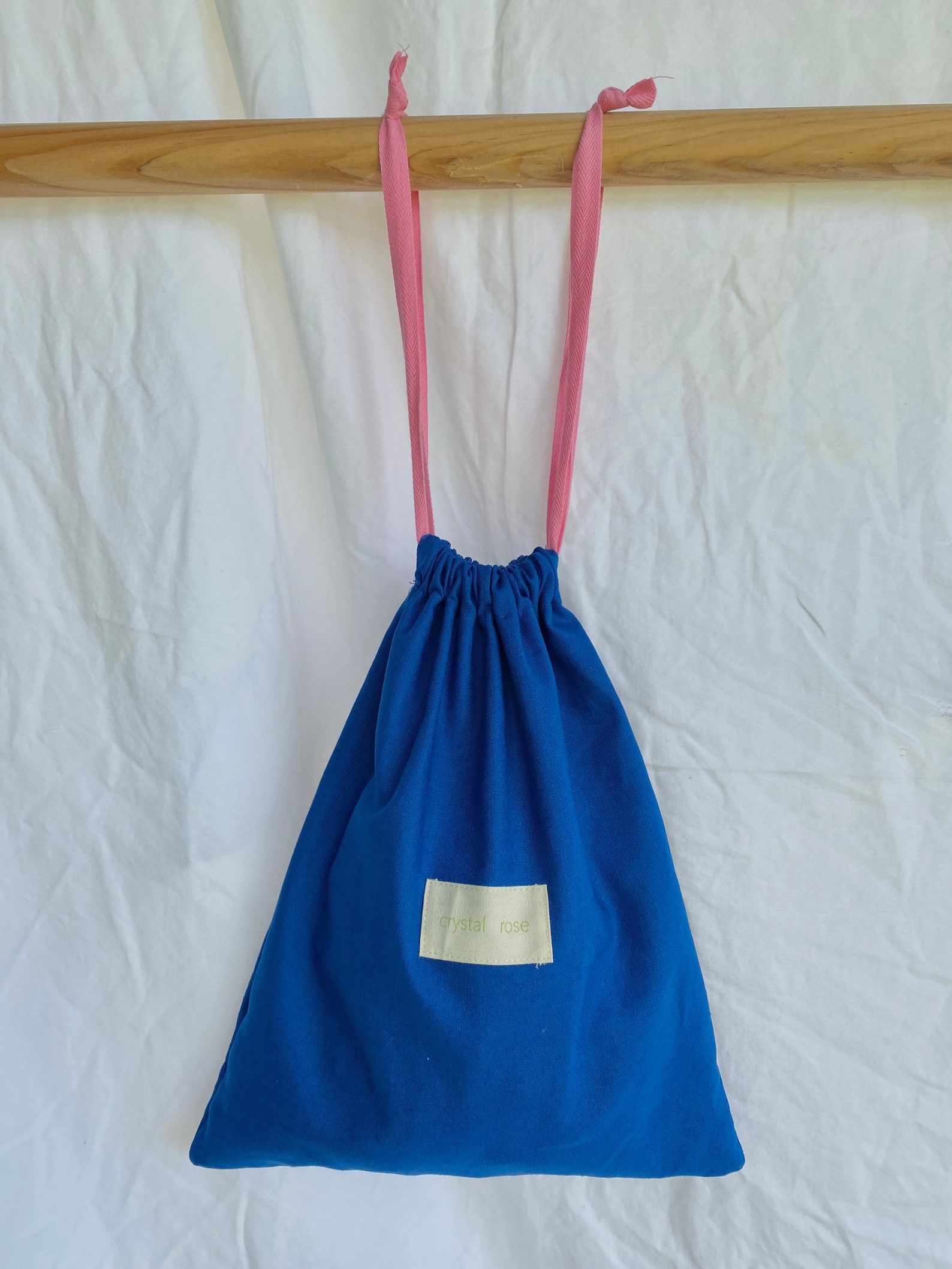 Drawstring Travel Bag Standard Size Linen Cotton Blend Etsy