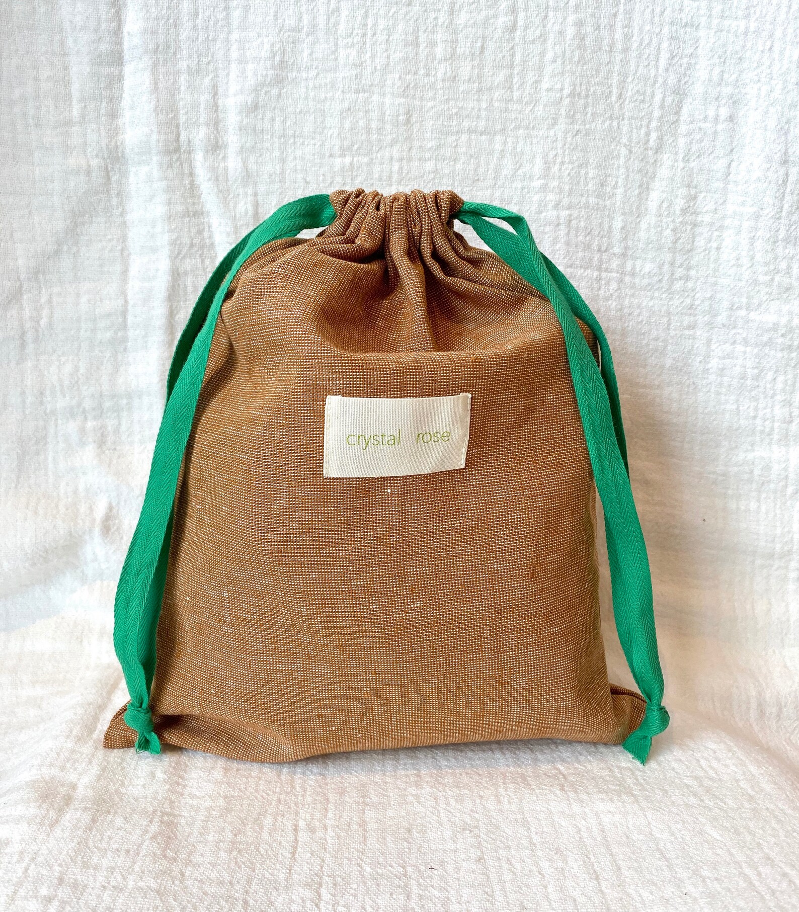 Drawstring Travel Bag Standard Size Linen Cotton blend Etsy