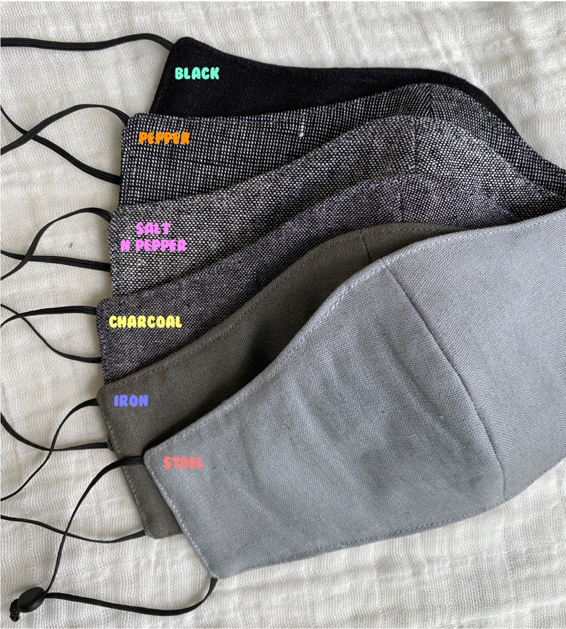 Made-To-Order AdultTeen & Kids Face Mask  Reusable Washable Charcoal