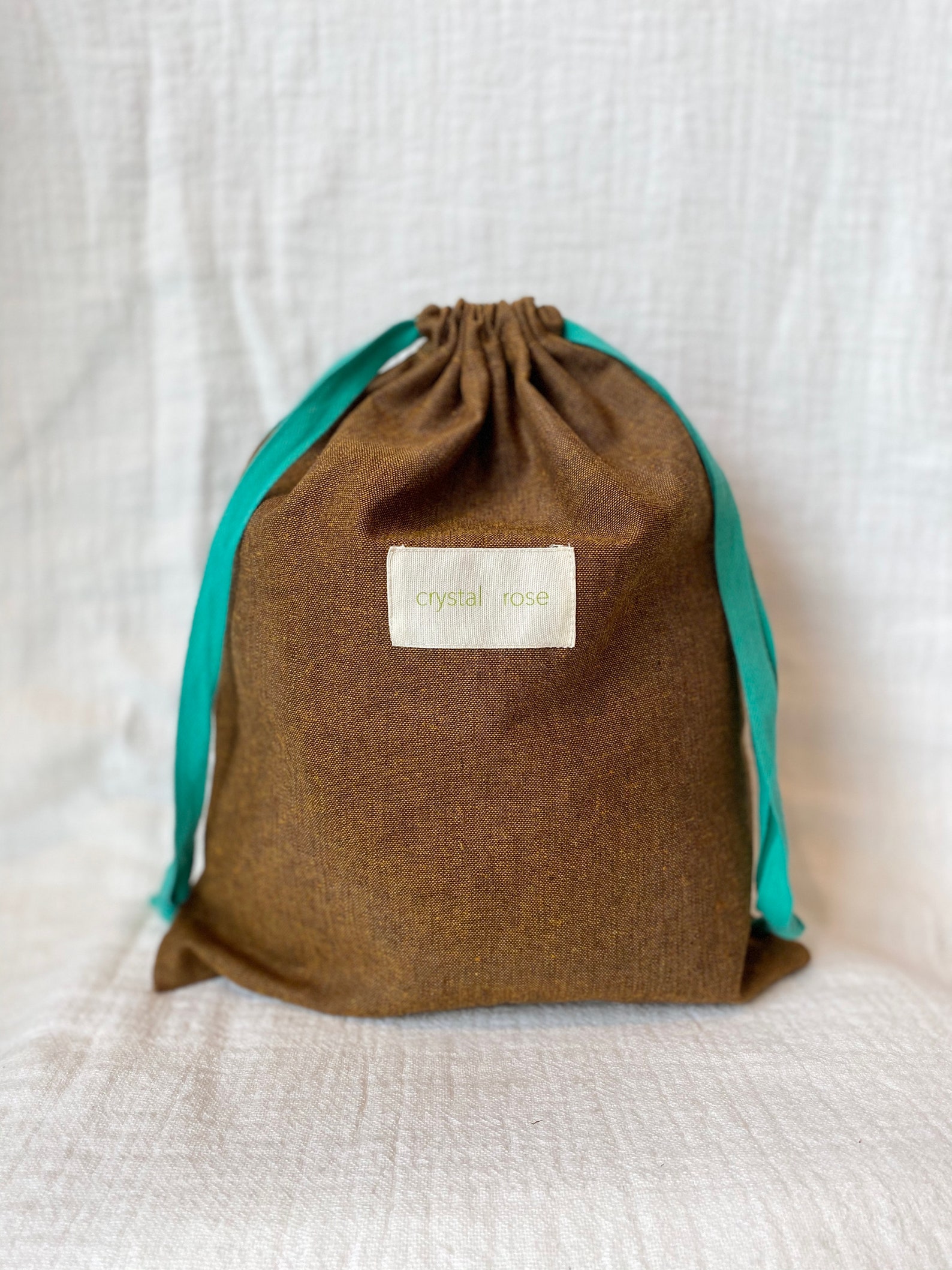 Drawstring Travel Bag Standard Size Linen Cotton blend Etsy