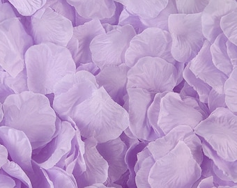 Lilac Light Lavender Rose Petals, Silk Petals, DIY Aisle Runner, Rose Petal Aisle Runner, Flower Girl Petals, Petal Toss, Wedding Petals