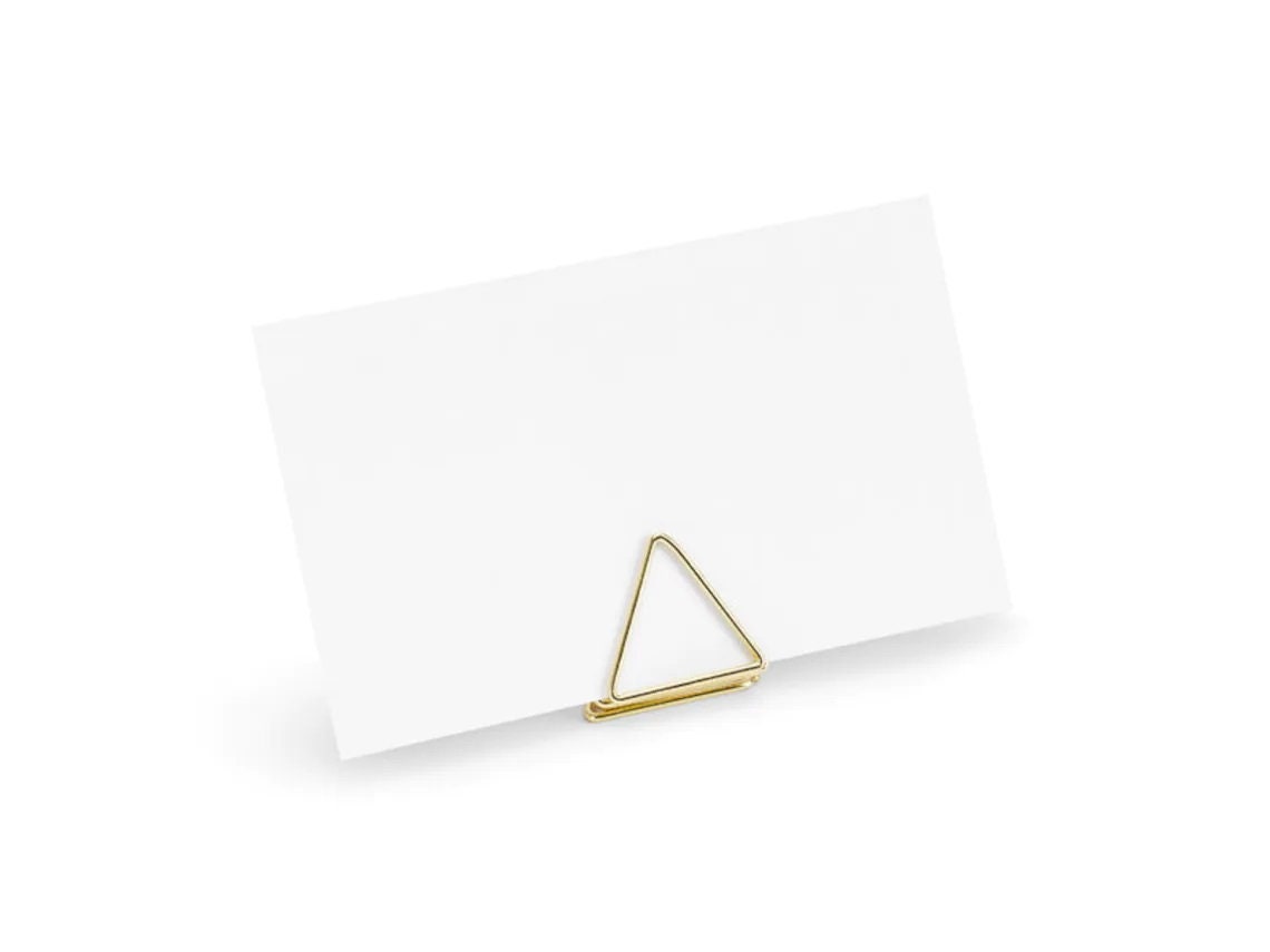 Gold Metal Place Card Holders Wedding Centerpiece Gold Table Etsy