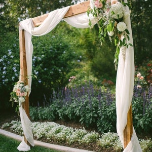 40 Colors Wedding Arch Draping Chiffon Fabric Drapery Wedding - Etsy