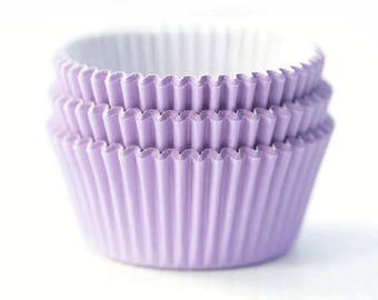 Solid Light Lavender Lilac Cupcake Liners